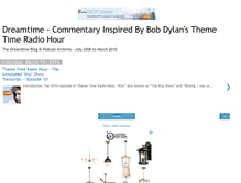 Tablet Screenshot of dreamtimepodcast.com